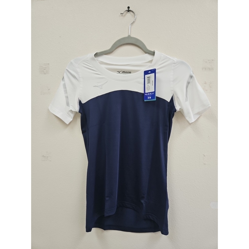 Mizuno Volleyball T-Shirt Top XX SMALL NWT Polyester And Spandex
